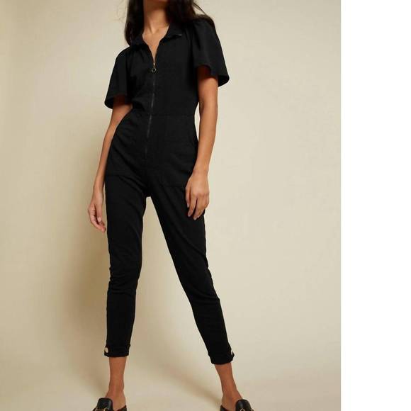 Nwt nation ltd billie jumpsuit in black - Picture 2 of 3
